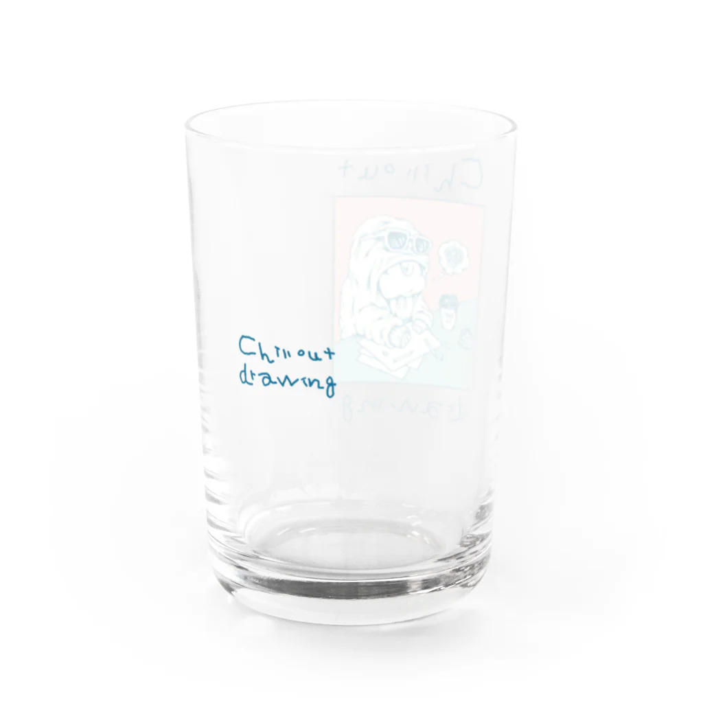 MORIのChillout Drawing Water Glass :back