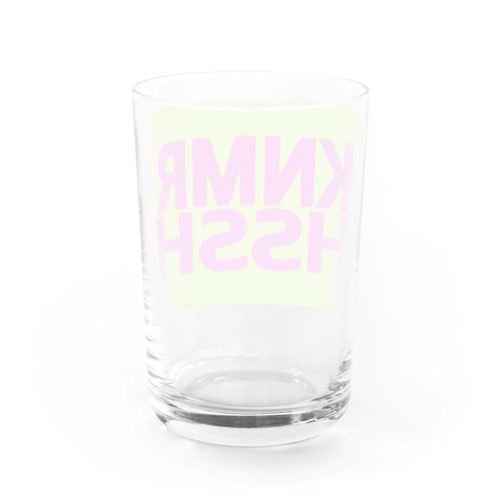 KNMR cityのKNMRライムグリーン Water Glass :back