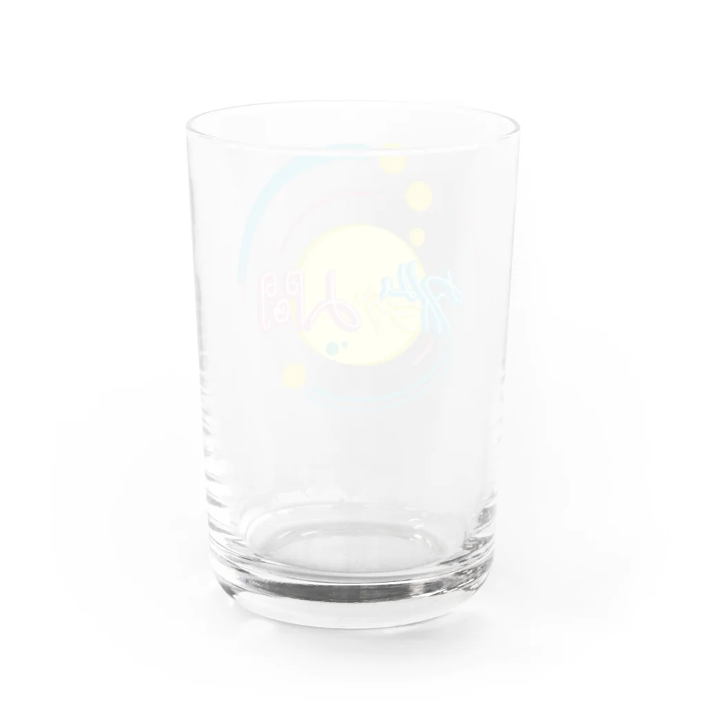 ほそいのタイムラグ人間 Water Glass :back