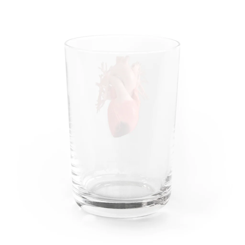 西新宿くんの食欲の無くなるグラス(心の臓) Water Glass :back