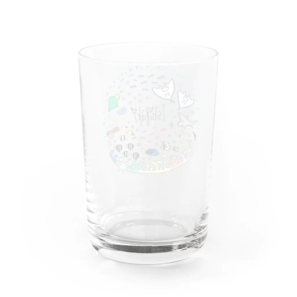 ぎょぎょまあとの石垣島の海の中 Water Glass :back