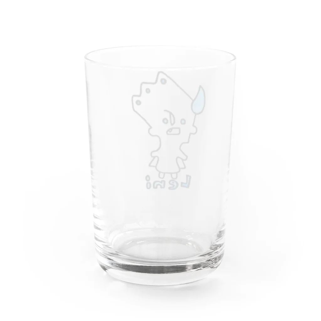 小豆丸の雨雲王子 レニ Water Glass :back