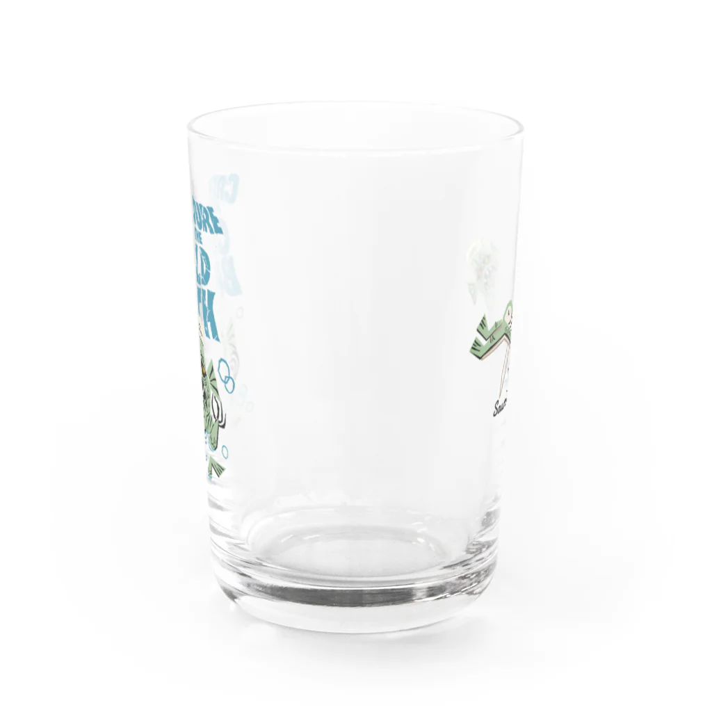 SAUNA ZOMBIESのSAUNA ZOMBIES-CREATURE from the COLD BATH GLASS- Water Glass :back