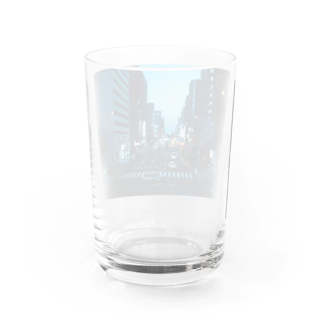 guu.の青の都会 Water Glass :back