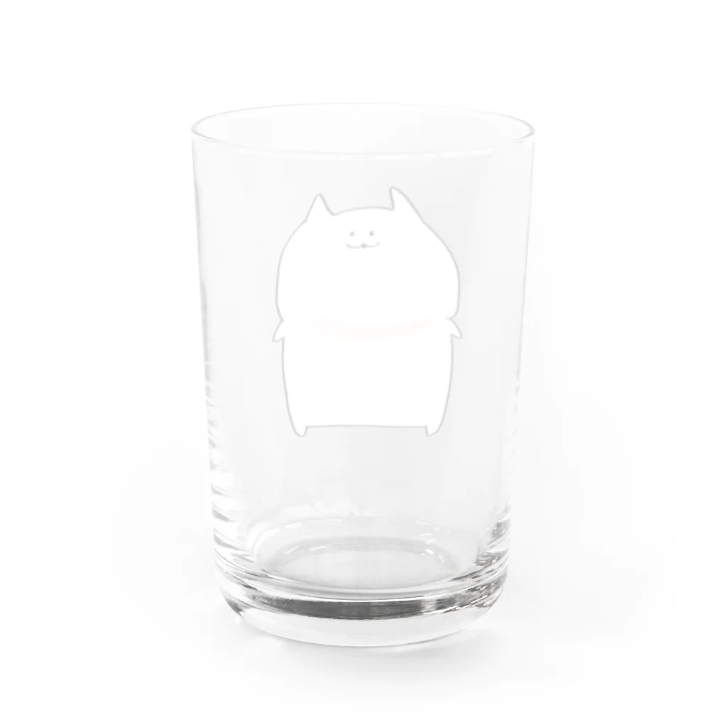 カルロス袴田のシンプルねこ Water Glass :back