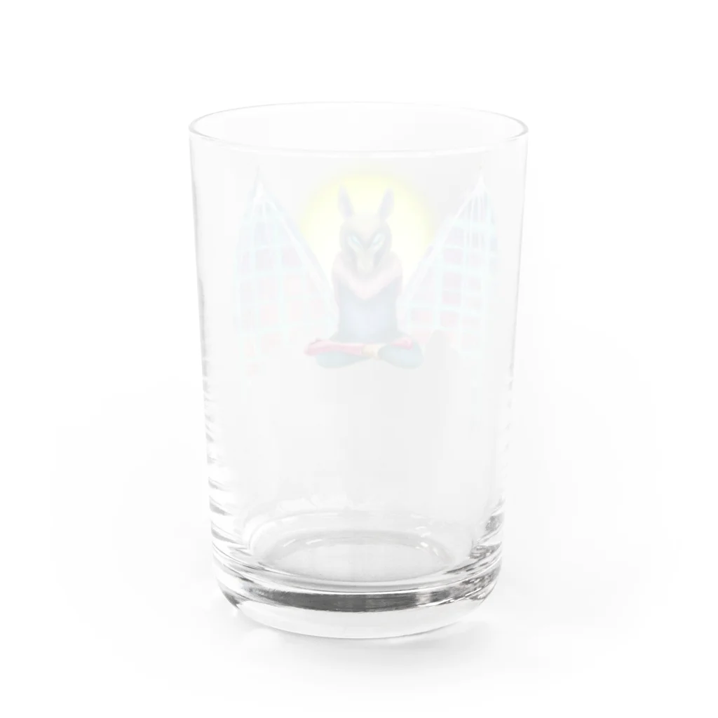 Botanical STUDIOの"M"  Wonderalphabet Water Glass :back