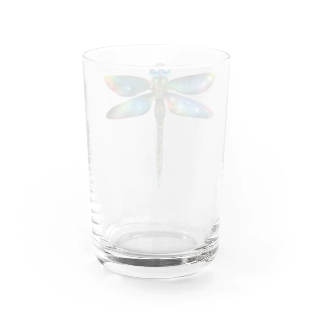 Botanical STUDIOの"T"  Wonderalphabet Water Glass :back