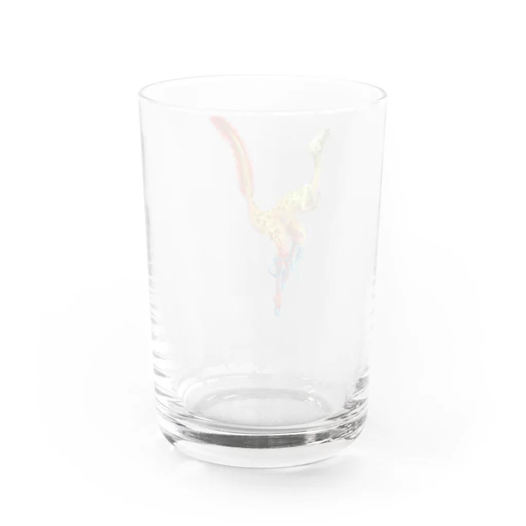 Botanical STUDIOの"Y"  Wonderalphabet Water Glass :back