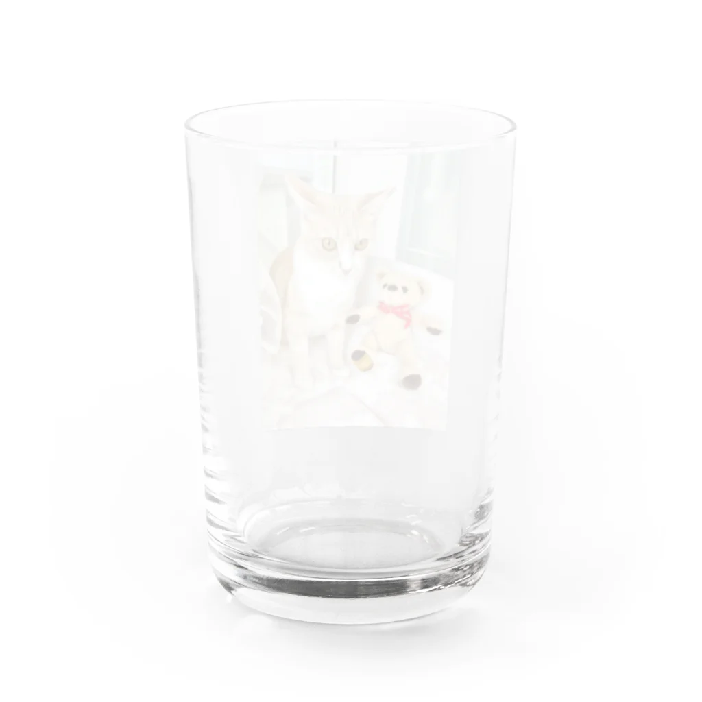 ももいろチェルシーショップへようこそのチェルシーとレイミーちゃん Water Glass :back