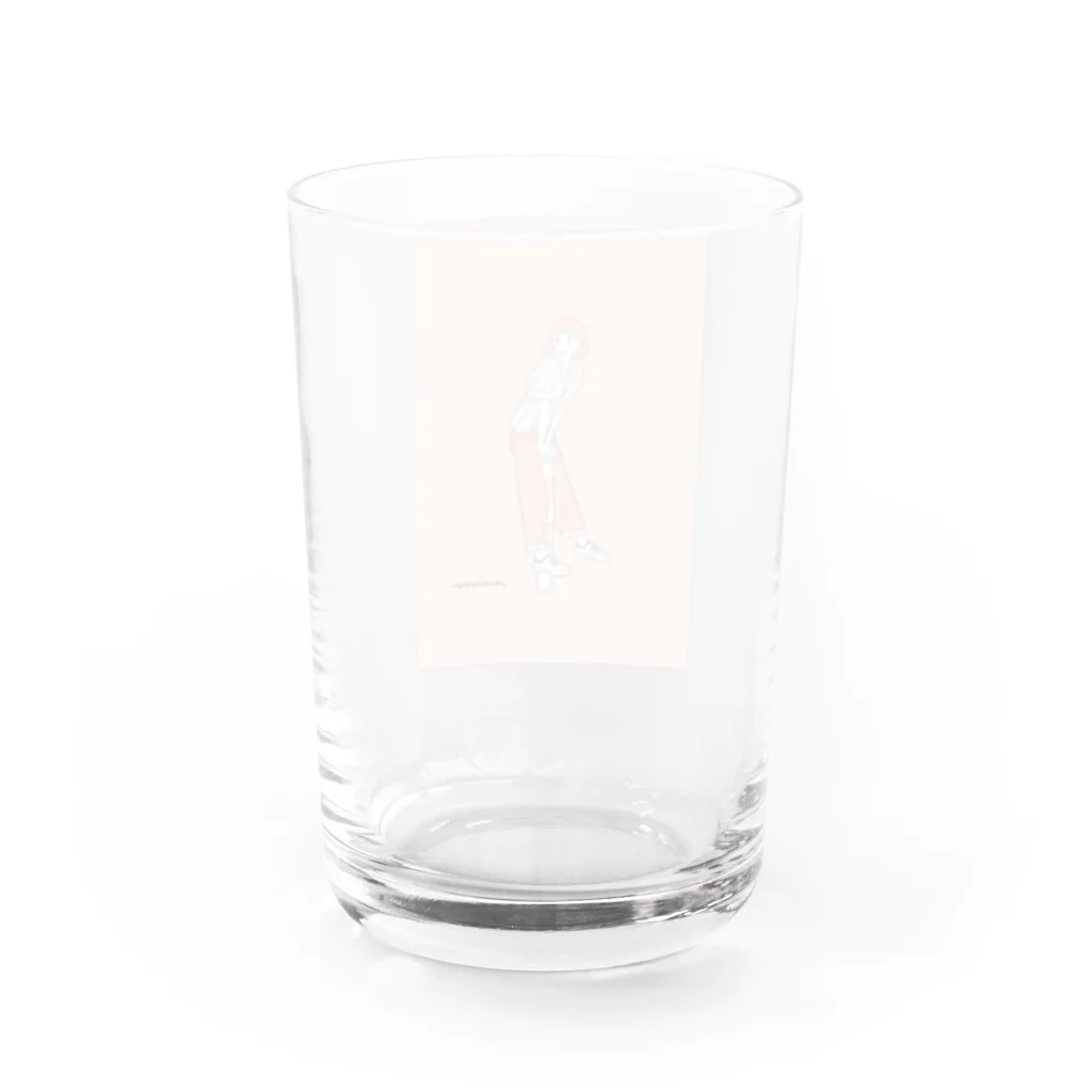 THREE TEA GO｜三茶散歩の三茶ガール＃6 Water Glass :back