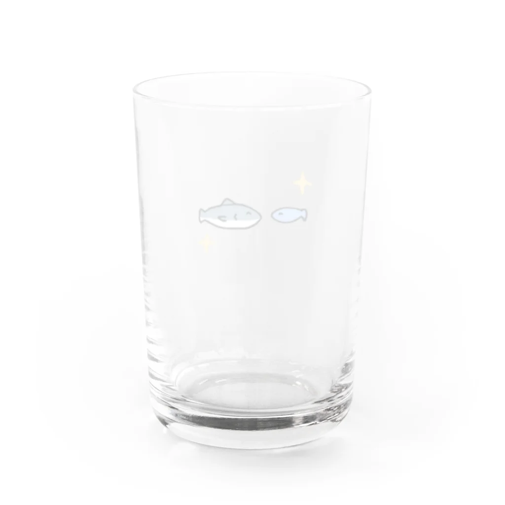 cocosconeのなかよしなさめとおさかな Water Glass :back