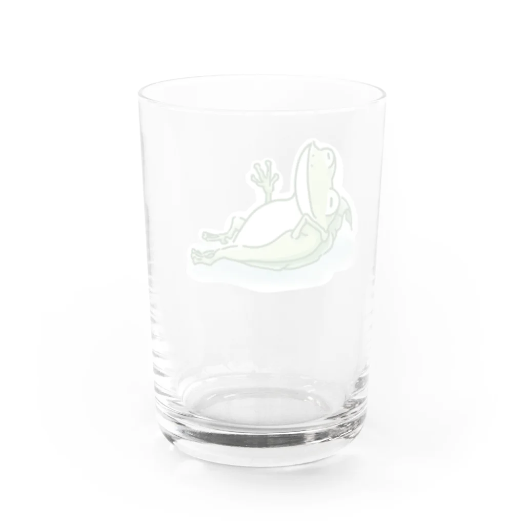 Poooompadoooourの宇田山茶舗(うたやまちゃほ)  居眠りカエル Water Glass :back