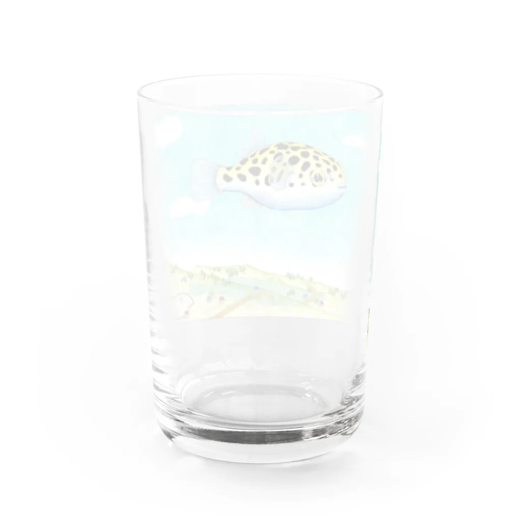 ソラフグ屋のソラフグ Water Glass :back