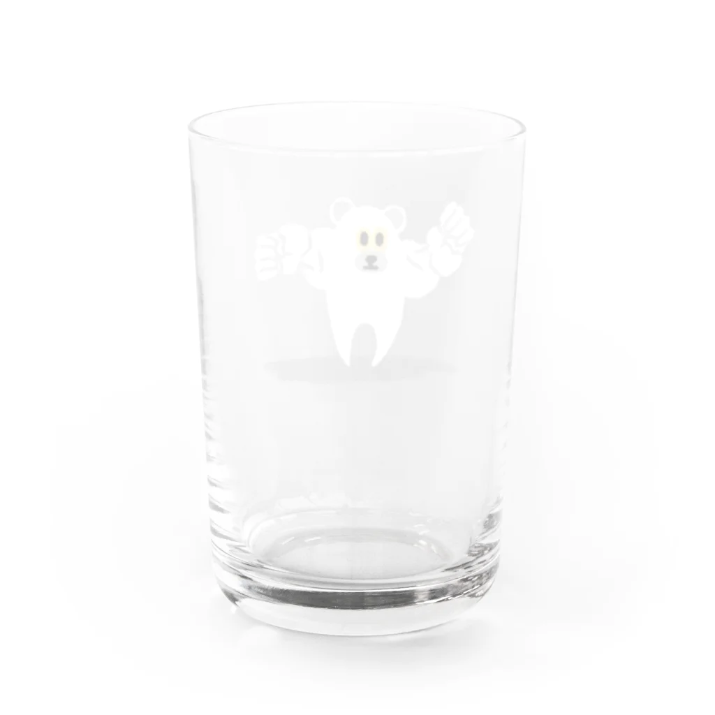 カンノマサヒロのくまちゃんグラスB Water Glass :back