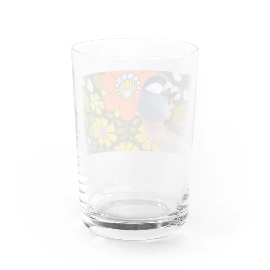 フラミンゴノリコののびちゃん③ Water Glass :back