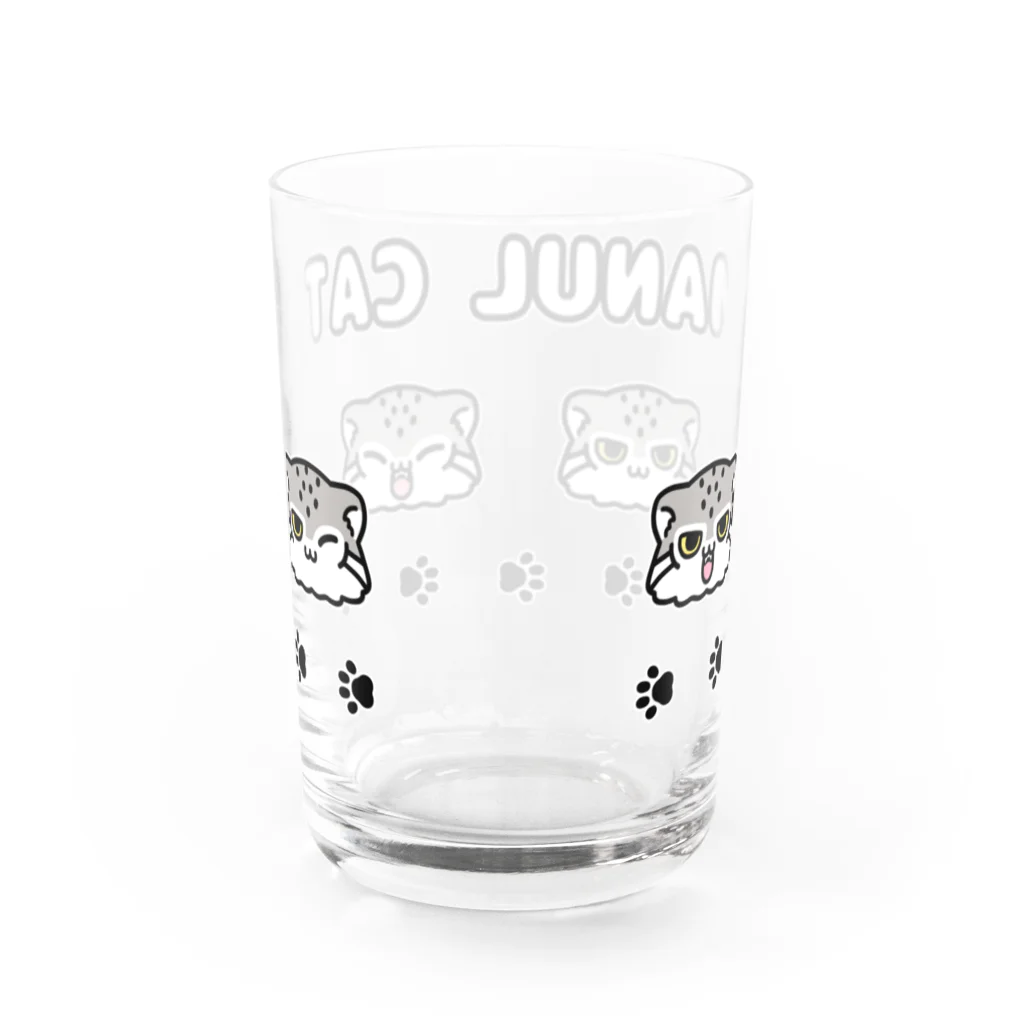 多喜のマヌルちゃん4face Water Glass :back