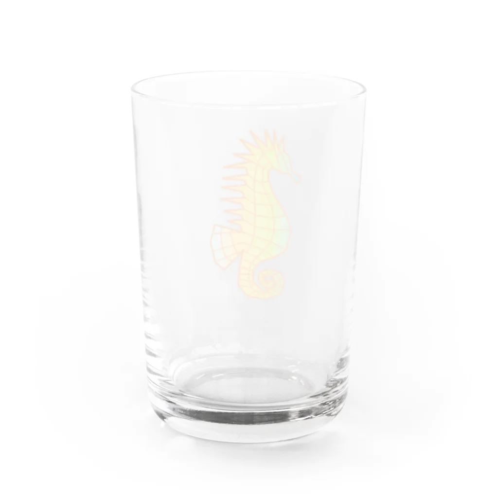 あるルートのタツノオトシゴ Water Glass :back