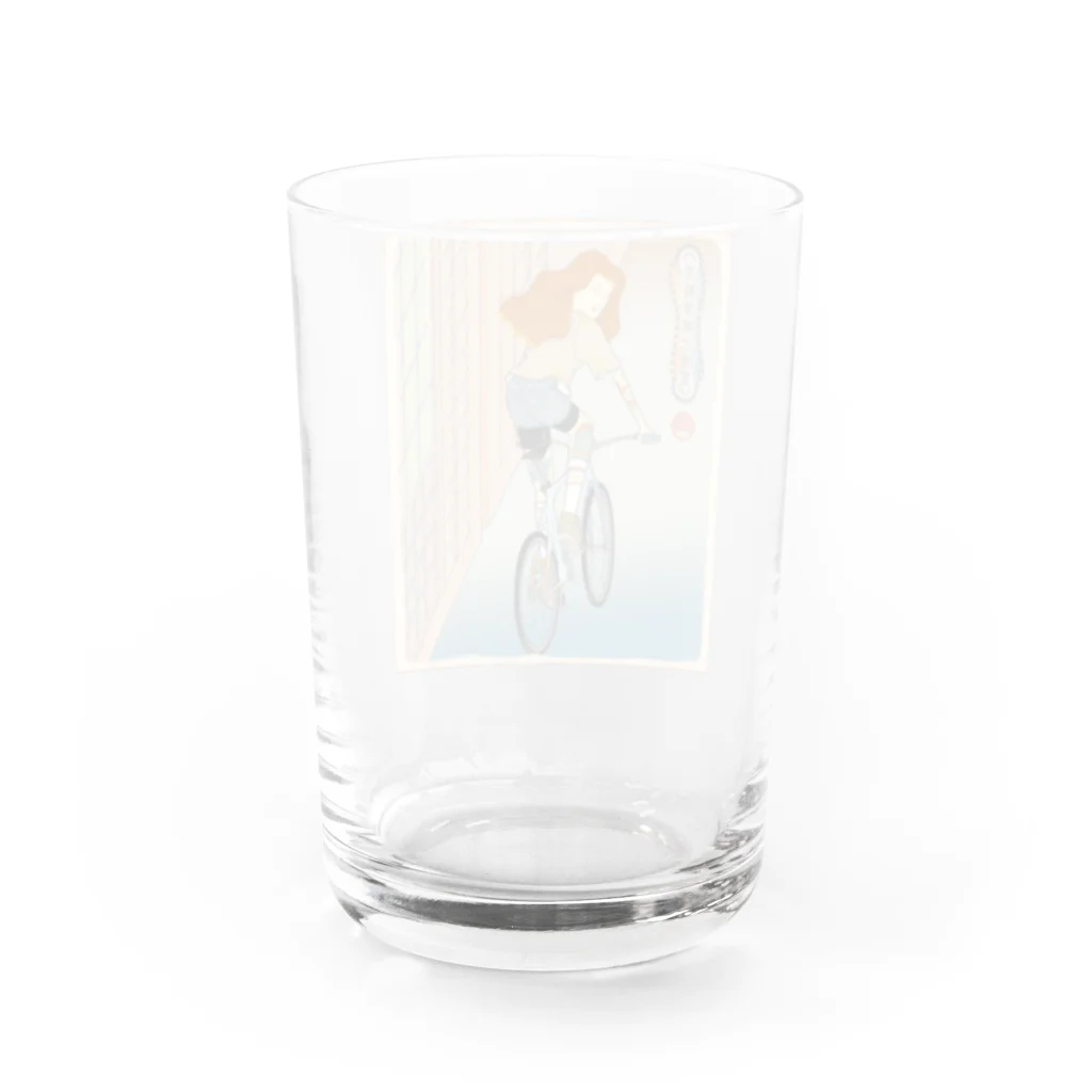 nidan-illustrationの"双輪車娘之圖會" 4-#1 Water Glass :back