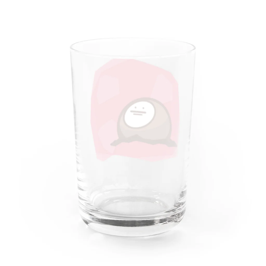 マスマロ(masumaro)🇯🇵の【無表情】ビリヤードキャラクターシリーズ Water Glass :back