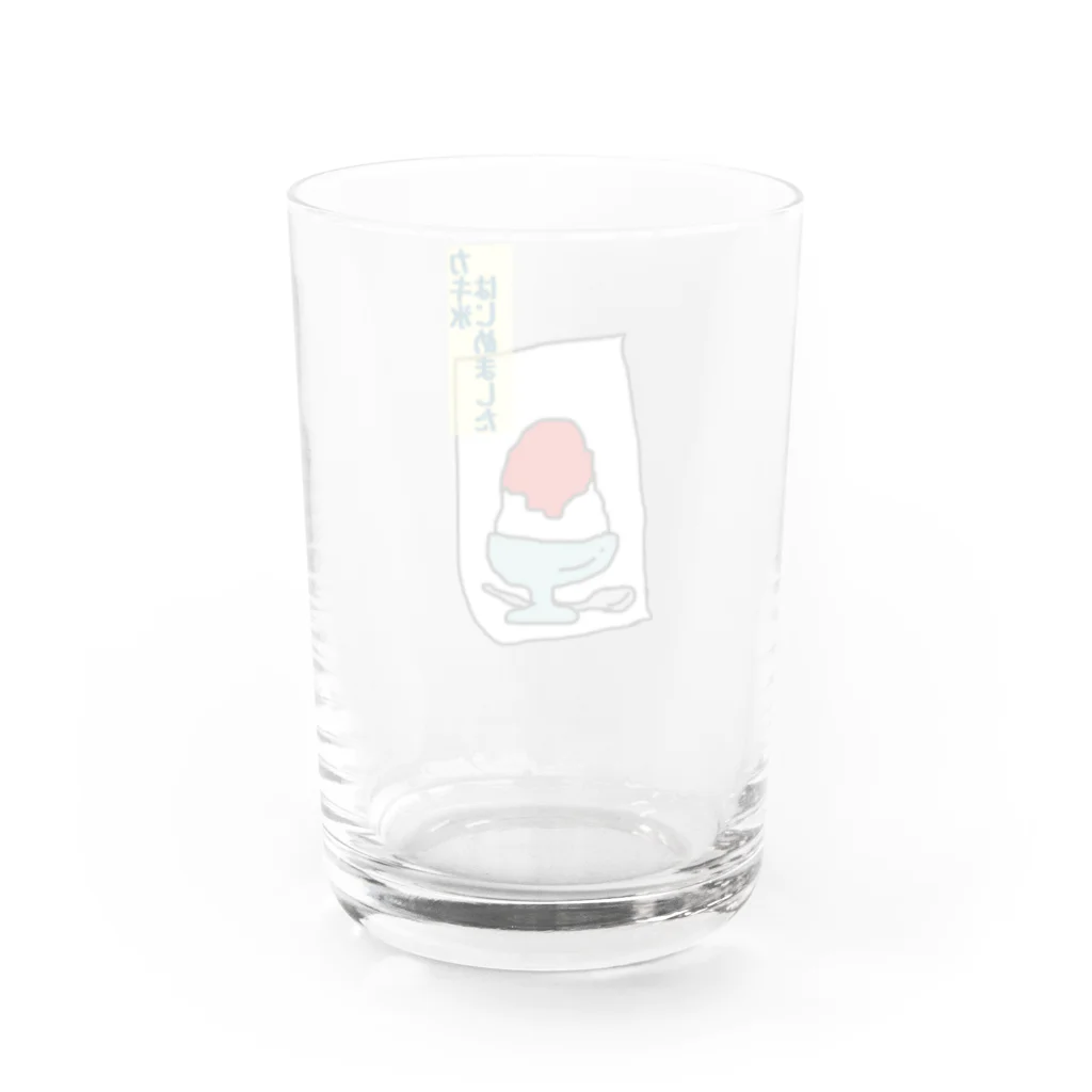 pinyako5502の夏が来た Water Glass :back