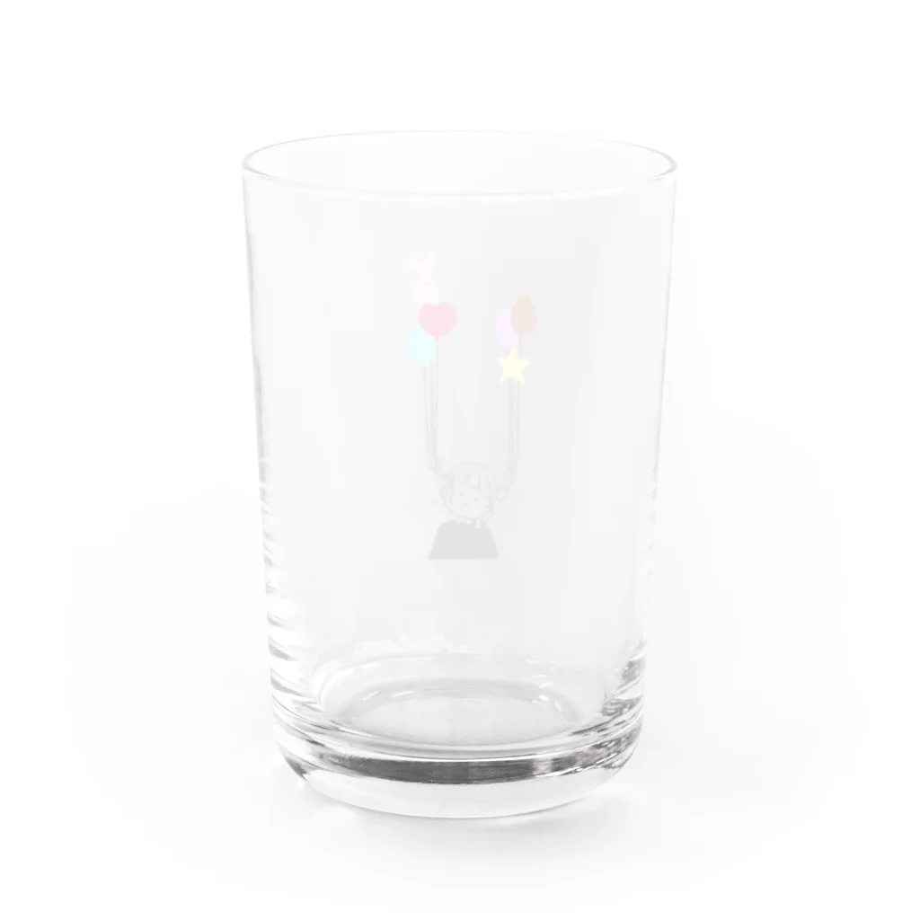 たたみのうえのふうせんちゃん Water Glass :back