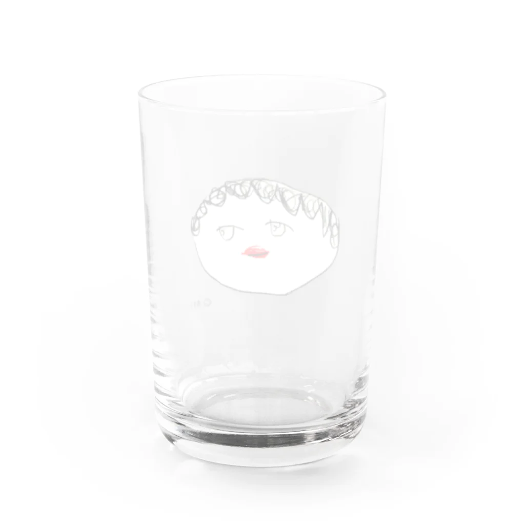 a&suのトメコちゃん Water Glass :back