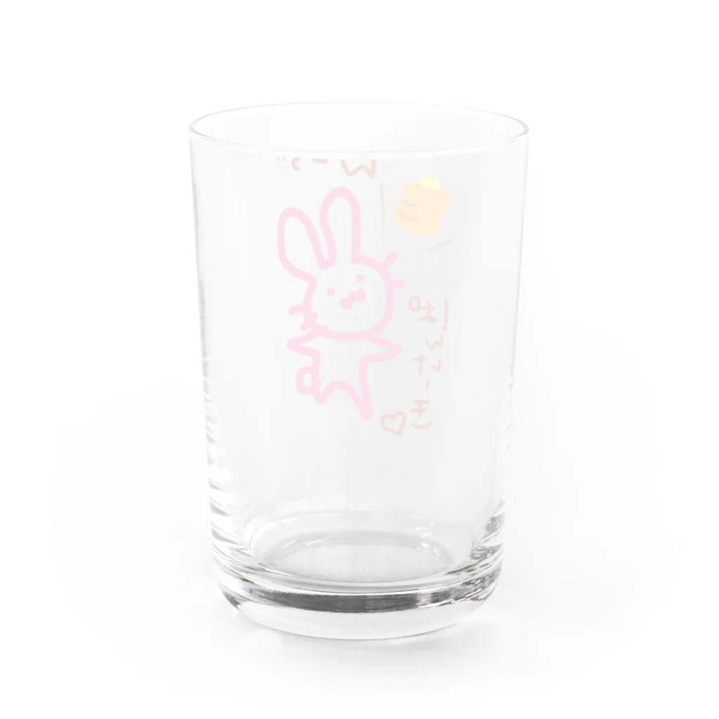 💗ゆかまるっぴーす⑅みそ児💗のうさまる⋆ᙏ̤̫͚*パンケーキ Water Glass :back