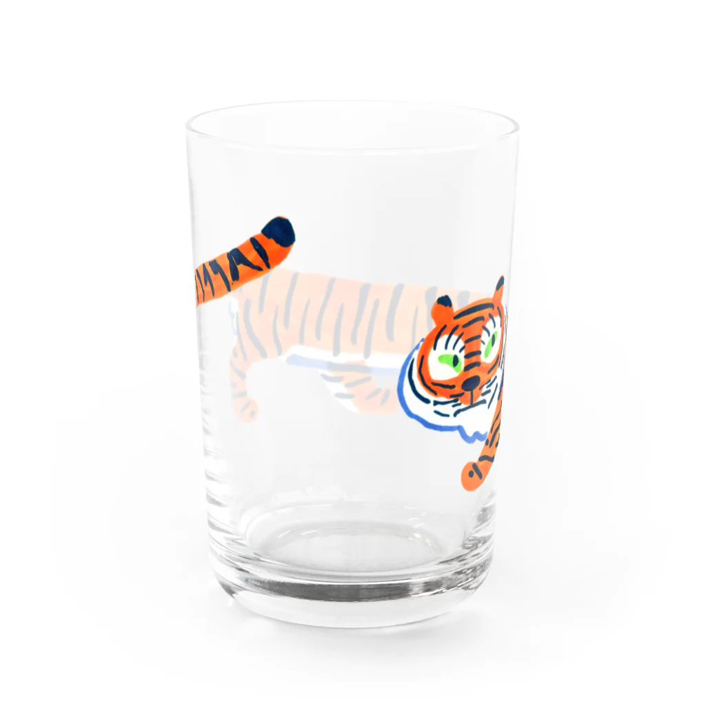 segasworksの足の短いとらちゃん Water Glass :back