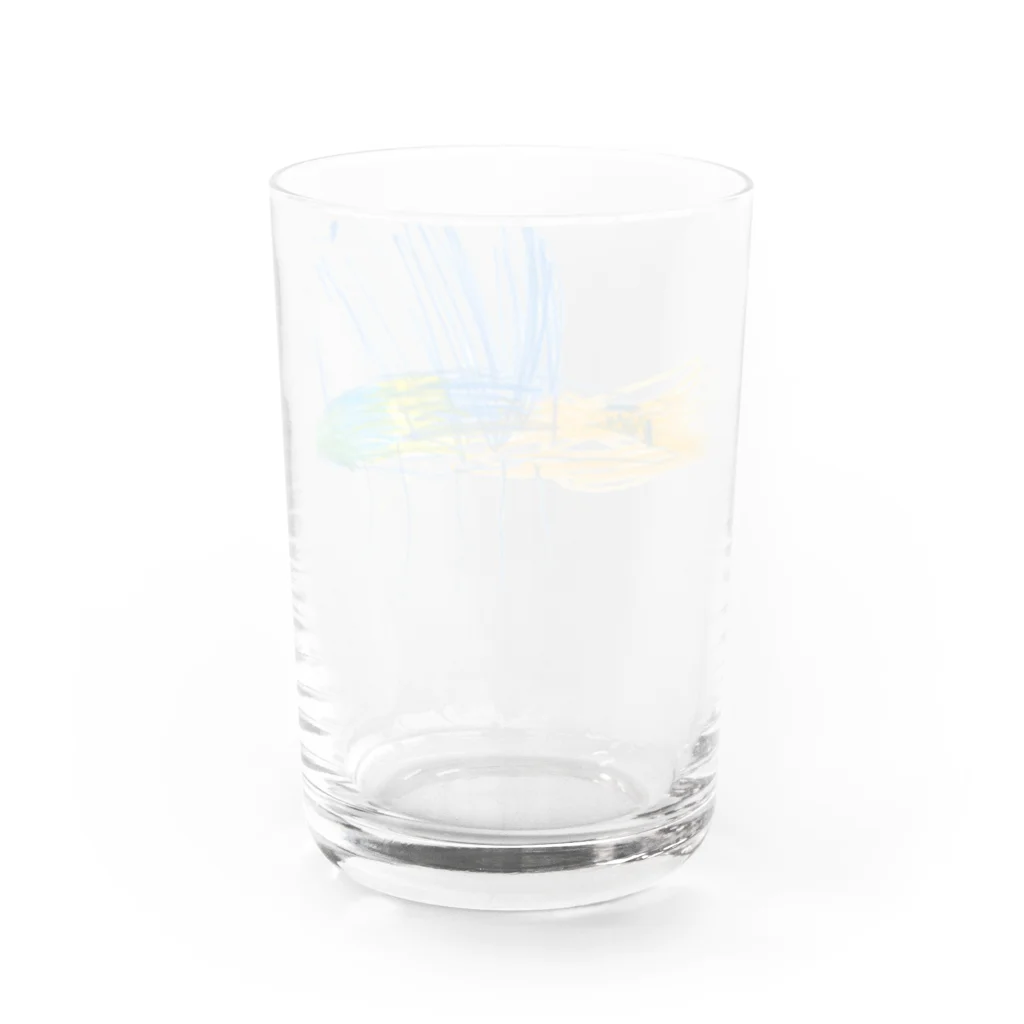 pan2222のきょうりゅう Water Glass :back