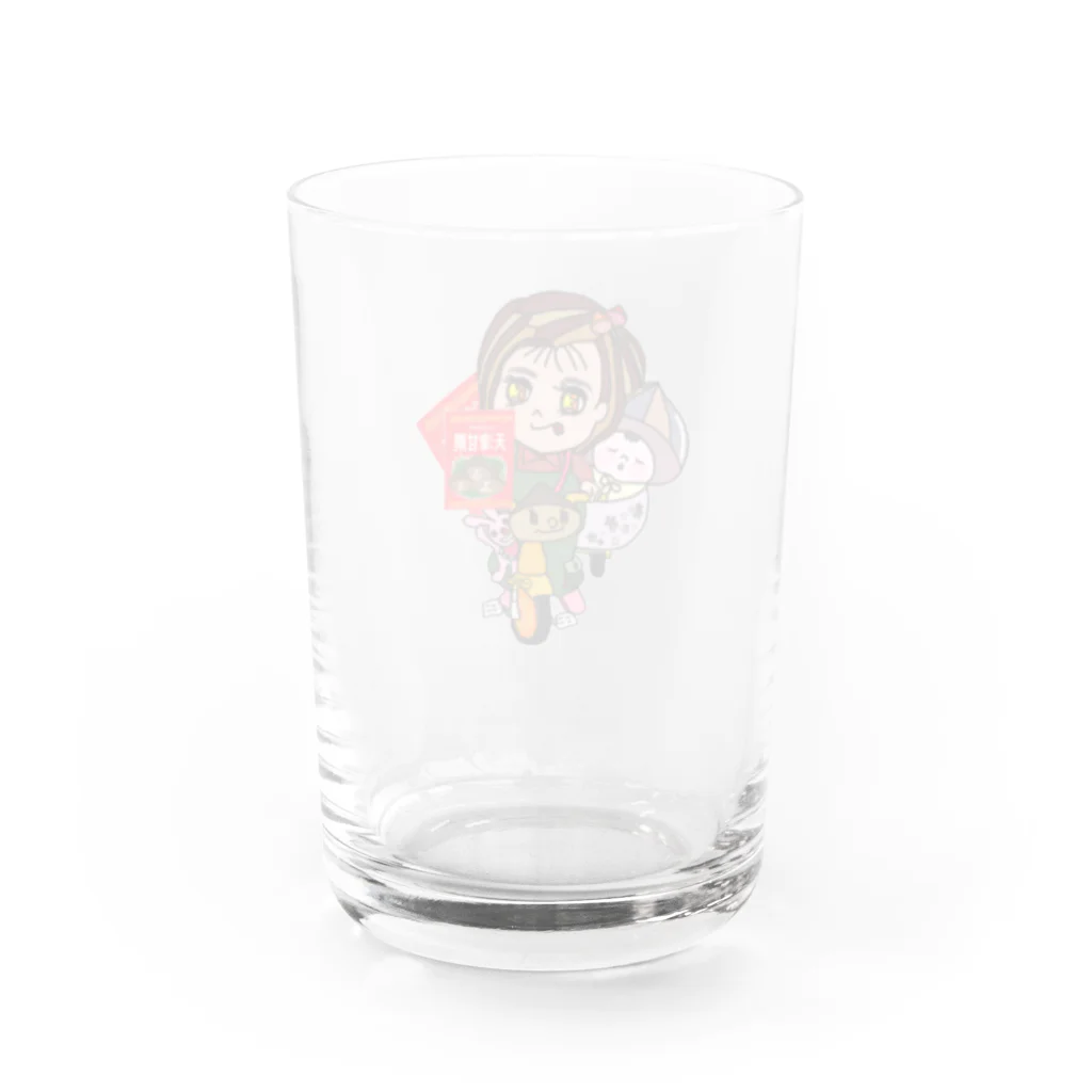 h45m69の甘グリチャンとアッキー Water Glass :back