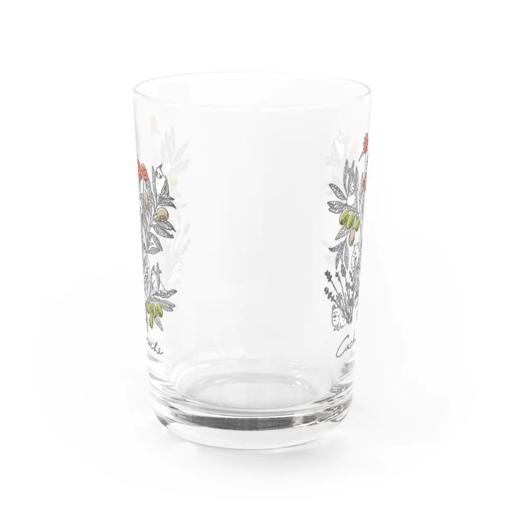 monbulanのかくれんぼ Water Glass :back