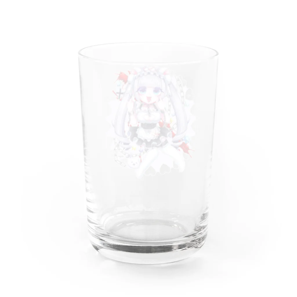 来世の林檎しゃん のSuicide Maid ミニキャラ白色 Water Glass :back