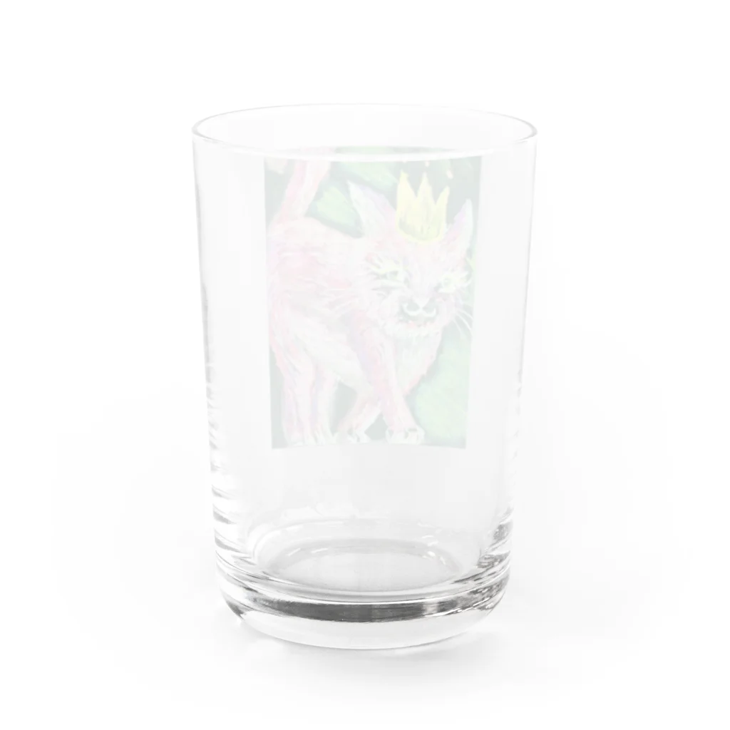 チョークショップチョップのキャットウォーク Water Glass :back