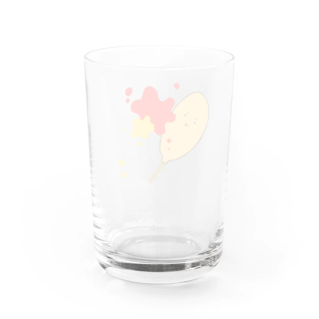 うなじゅうの店のアメリカンどっぐん Water Glass :back