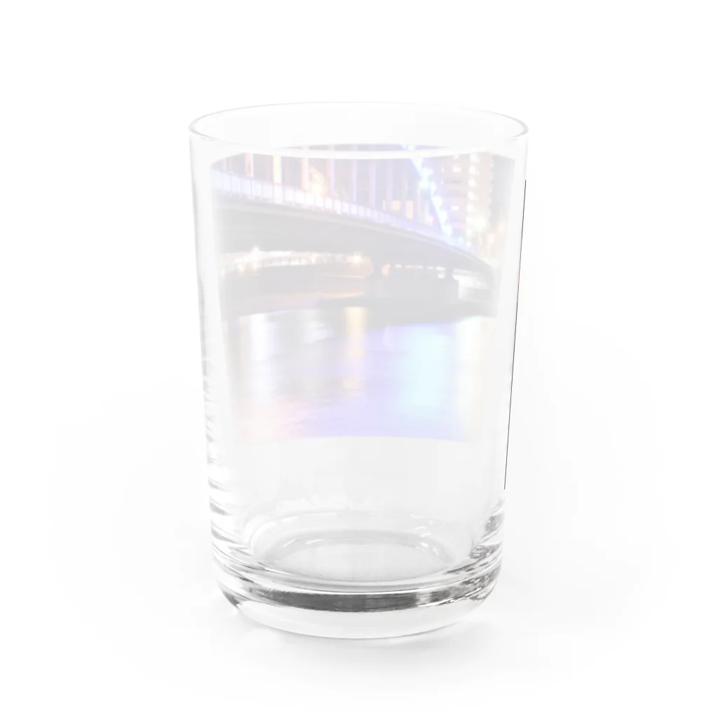 sanbiki4123  の御成橋 Water Glass :back