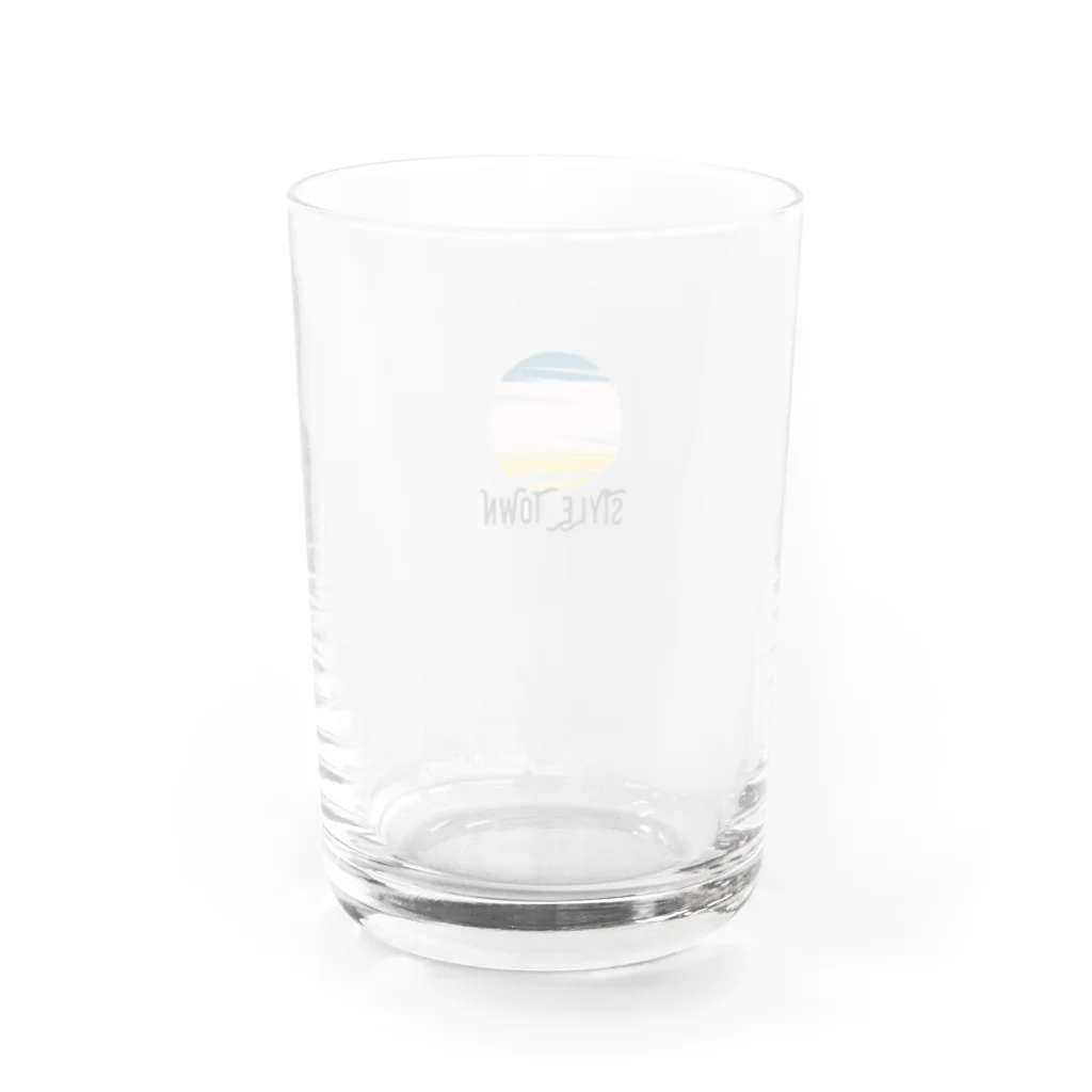 STYLE TOWNのSTYLE TOWN オリジナルグッズ Water Glass :back