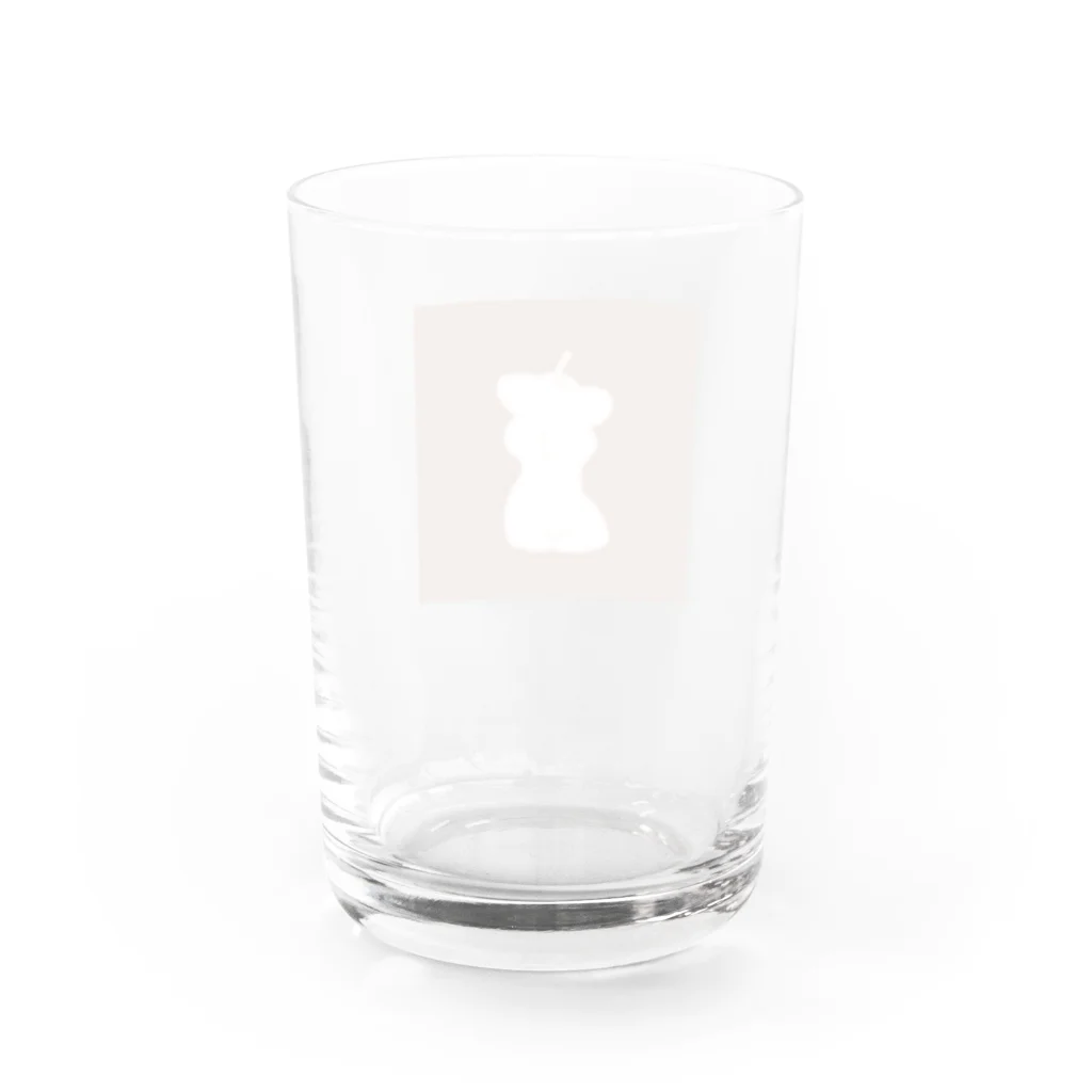 カシミヤヨウの彫刻キャンドル Water Glass :back