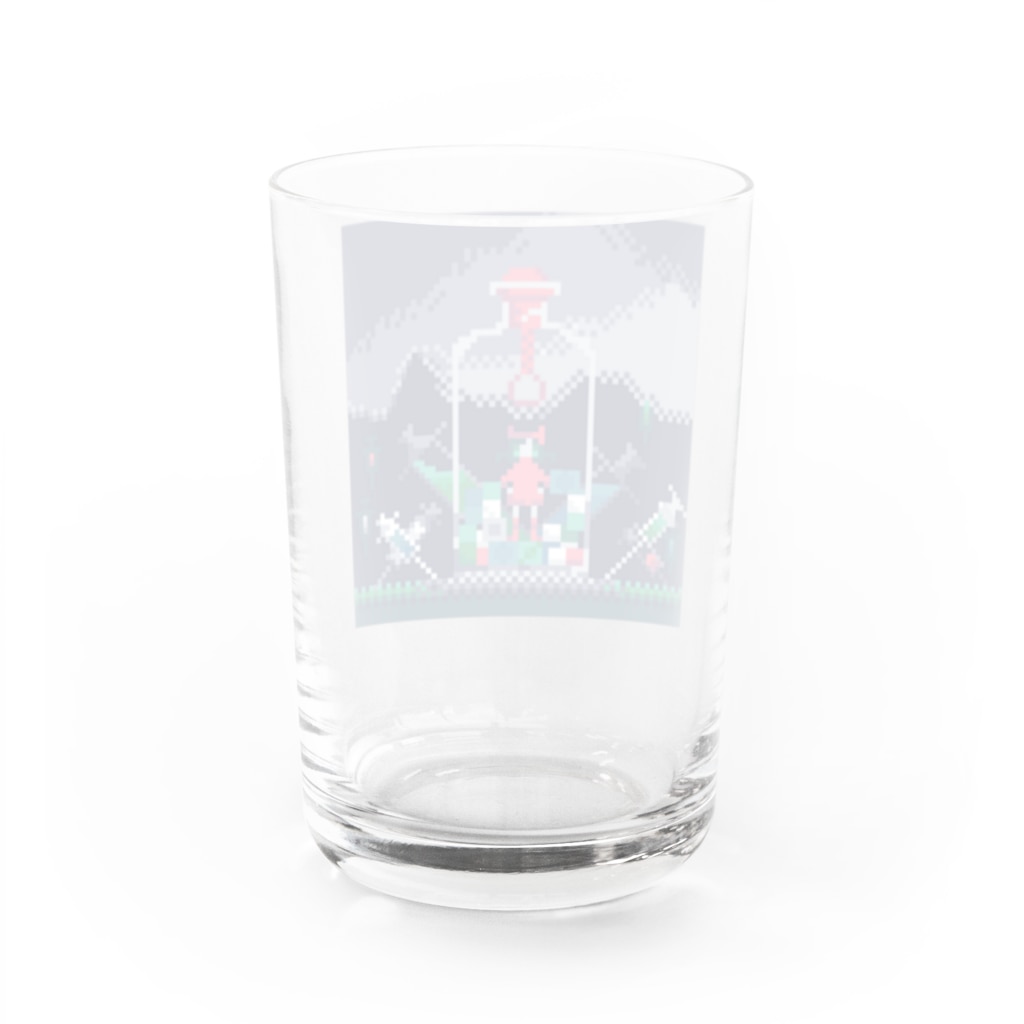 地雷女まお🖤🗝🧸のドット絵たち Water Glass :back