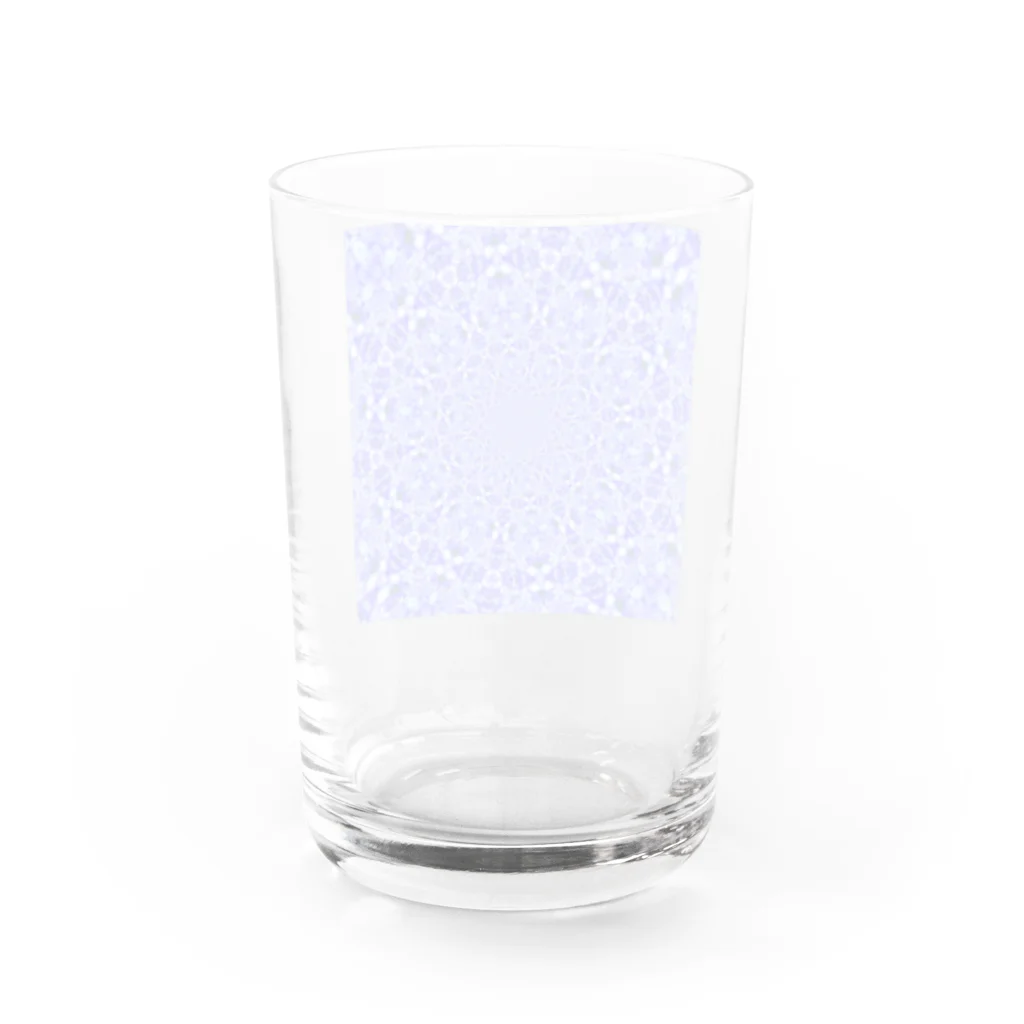 Flower kaleidoscopeの紫陽花万華鏡 Water Glass :back