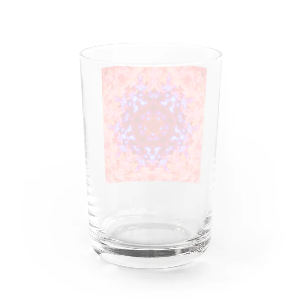 Flower kaleidoscopeの紅葉万華鏡 Water Glass :back