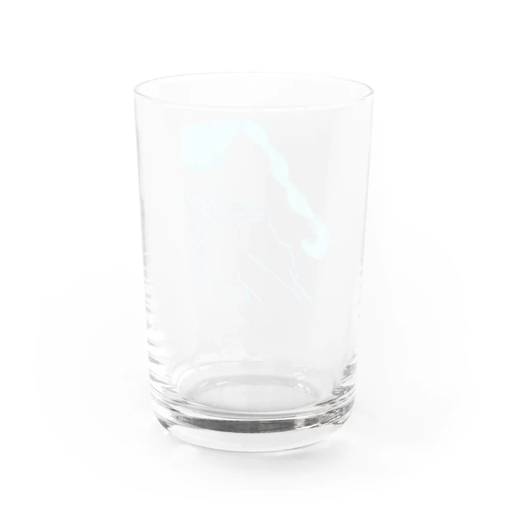 ゆきまる印 @バス停のしゅわしゅわ Water Glass :back