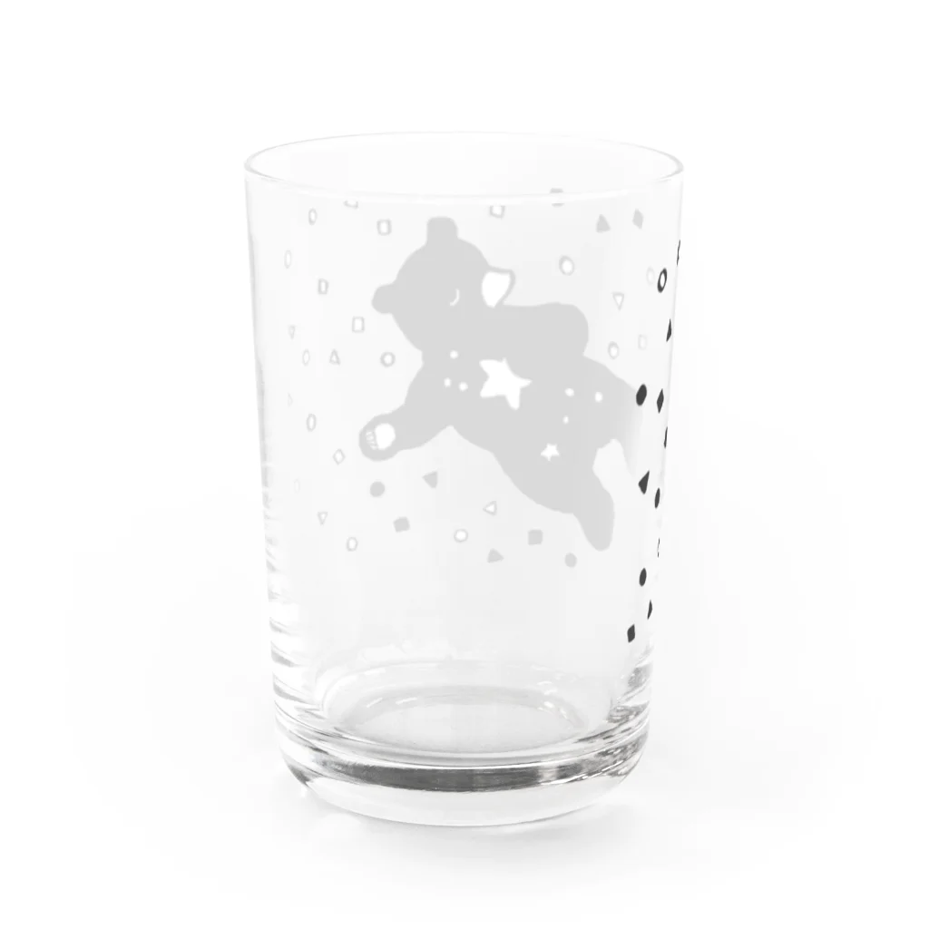 SAORI ym goods shopのツキノヨグマ小熊 Water Glass :back