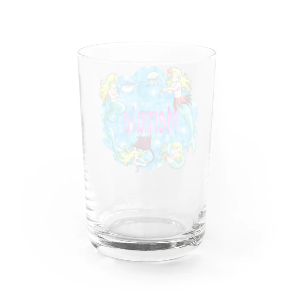 ほしまろずの人魚ちゃん Water Glass :back