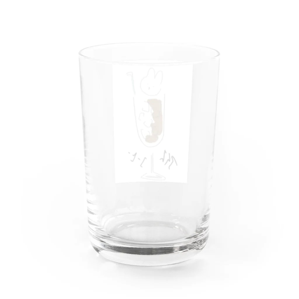 Mouse Houseのアイスコーヒー Water Glass :back