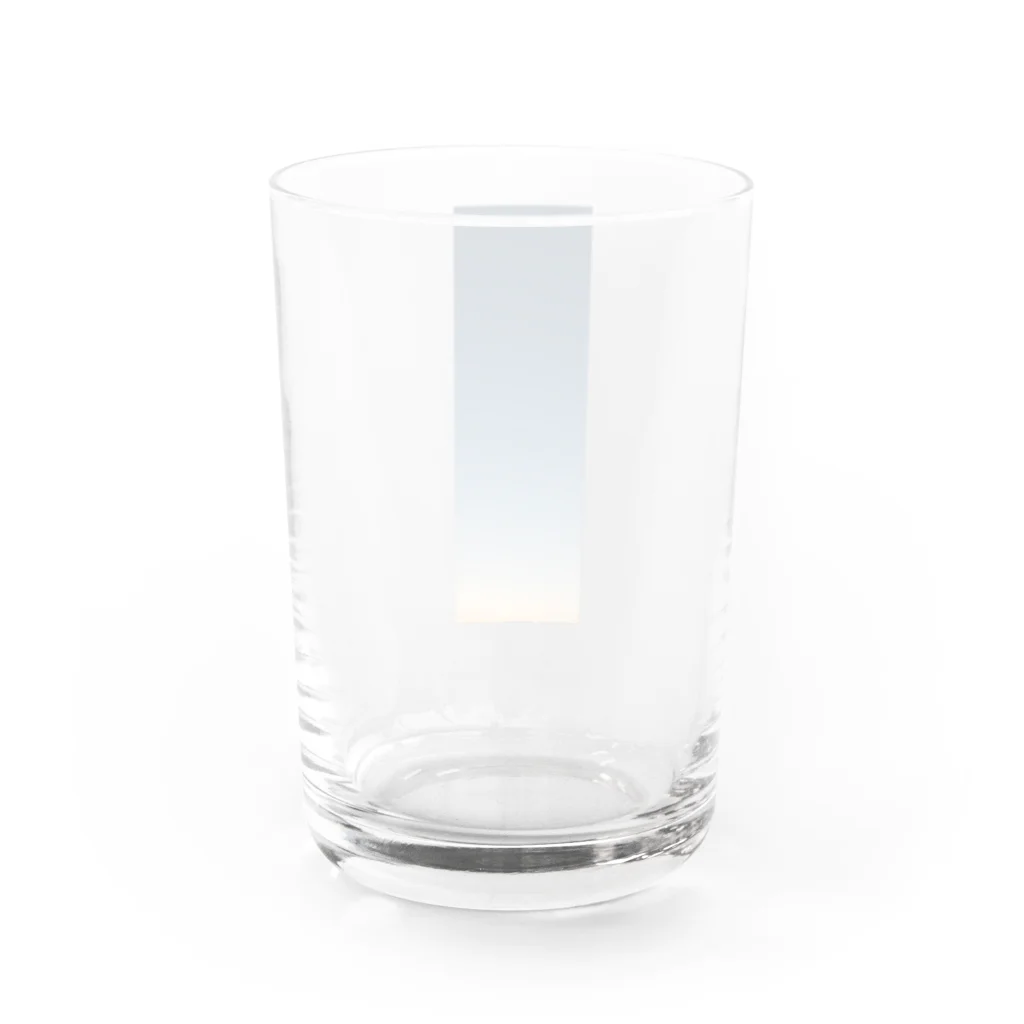 ★Panda Cafe★のSORANOIRO-空の色-タテ Water Glass :back