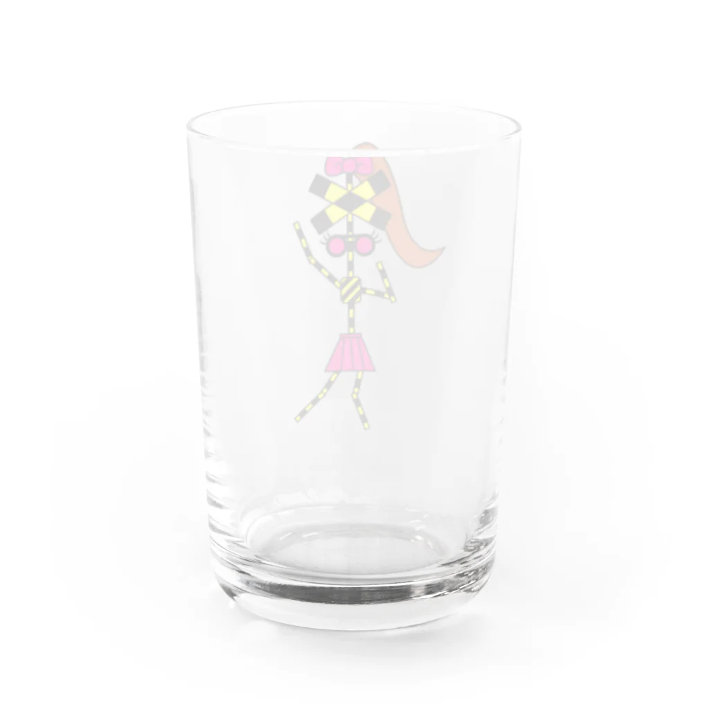 ゴロニャーのダサT屋さんのフミ子・スイーツ from ボールヘッズ Water Glass :back