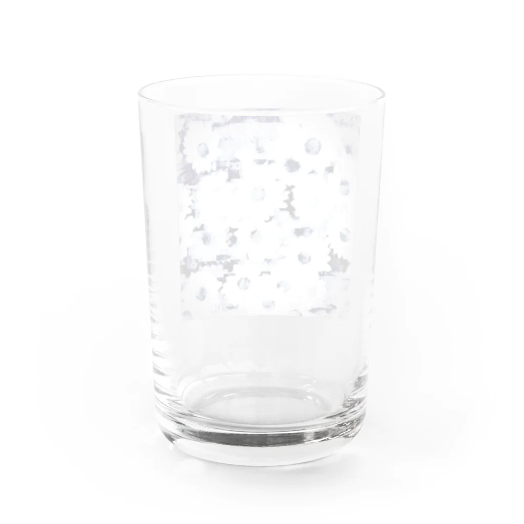 sunnari spare moment.の壊れた白い花 Water Glass :back