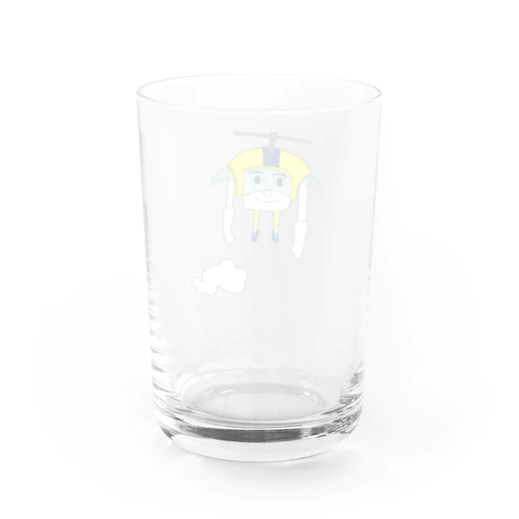 soramamedaizuazukuのプロペラサラリーマン高橋 Water Glass :back