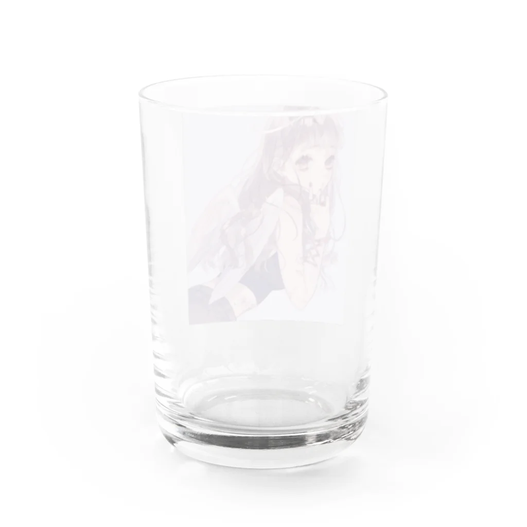 しちの恋のキューピッドちゃん Water Glass :back