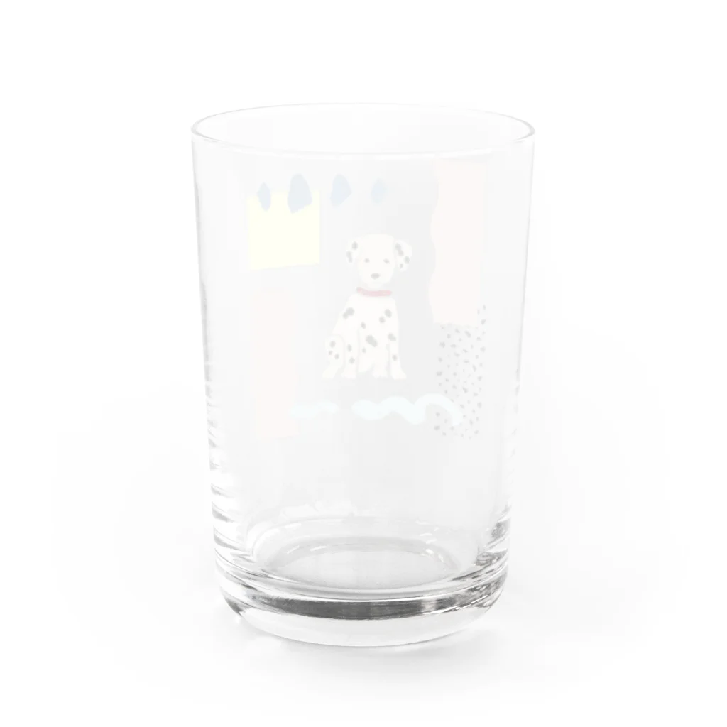 GOP storeの6/26発売　BIGLOVE約束犬(ダルメシアンちゃん) Water Glass :back